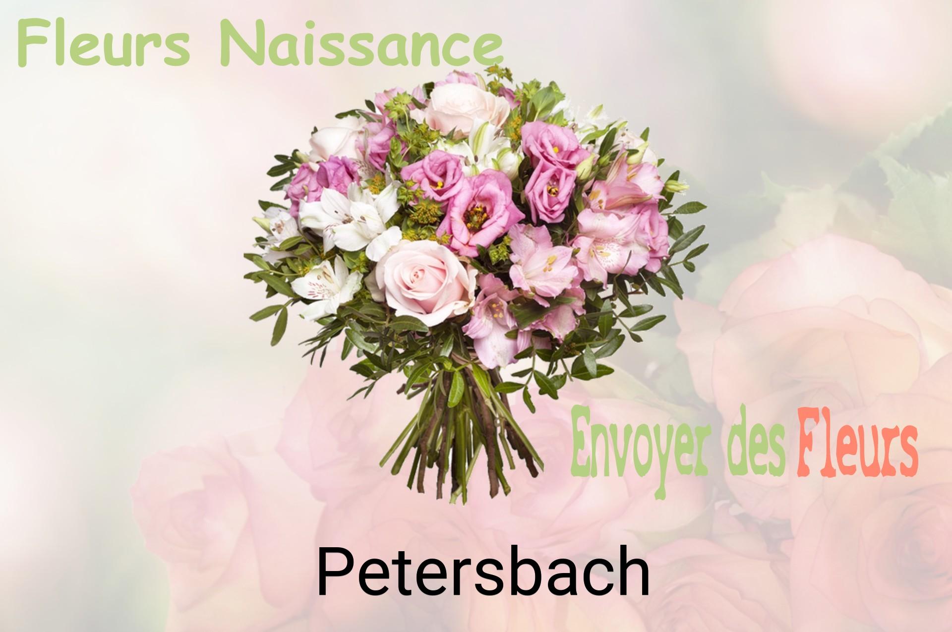 Bouquet de fleurs de naissance livré à Petersbach